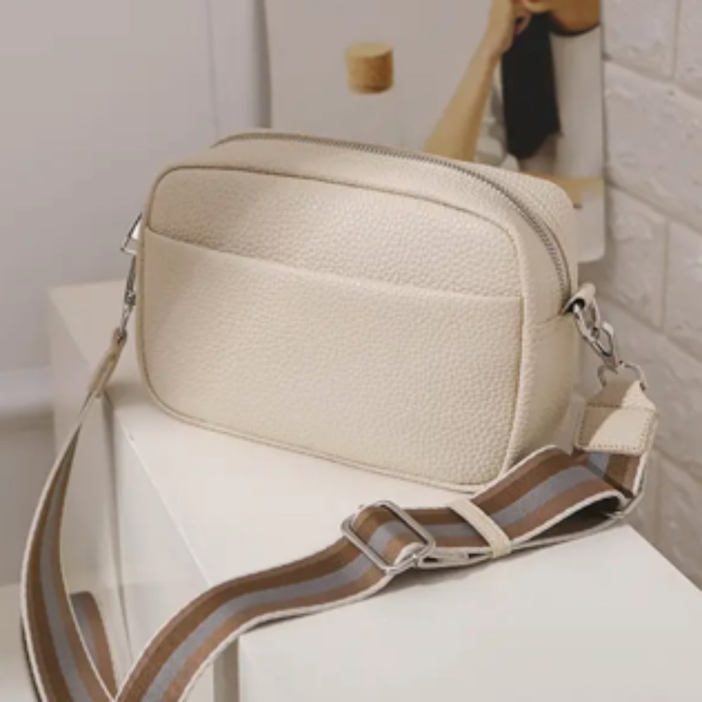 Solid Color Crossbody Bag
